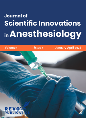 Journal of Scientific Innovations in Anesthesiology Cover Page